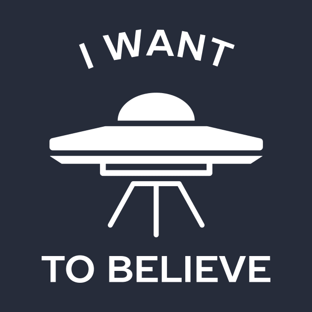 I want to believe in aliens t-shirt by happinessinatee