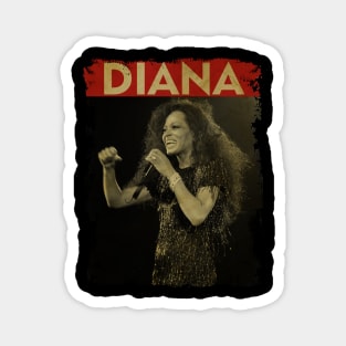 TEXTURE ART-Diana Ross - RETROSTYLE Magnet