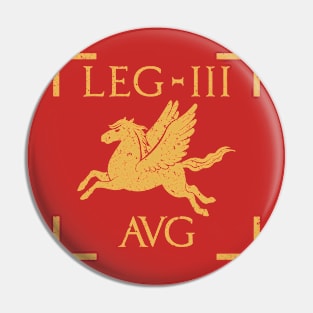 Legio III Augusta Pegasus Emblem Roman Legion Pin