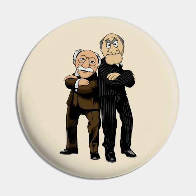 Statler and waldorf Muppets Pin by VIQRYMOODUTO