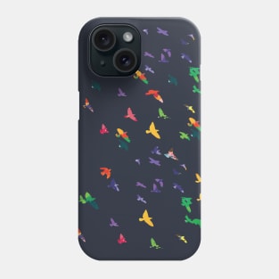 Colorful flying birds 1 Phone Case