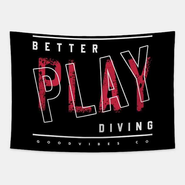 Better play Diving Tapestry by SerenityByAlex