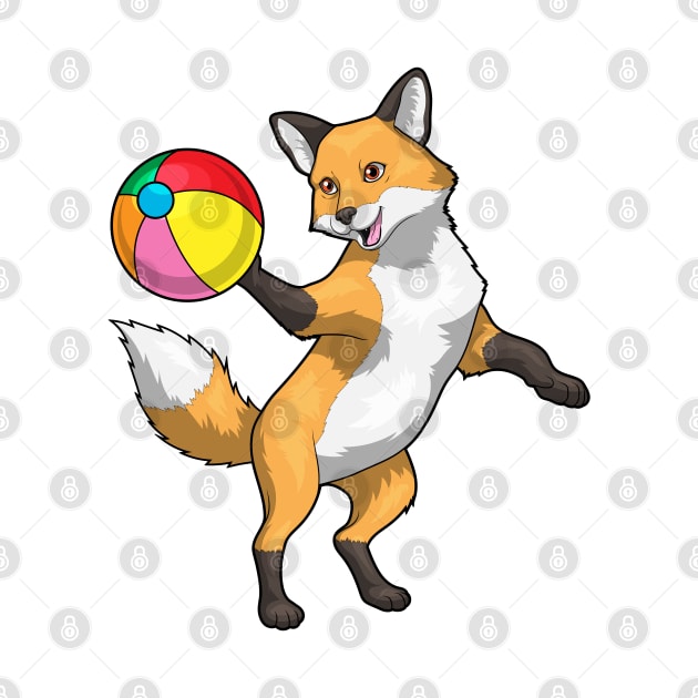 Fox Beach ball by Markus Schnabel