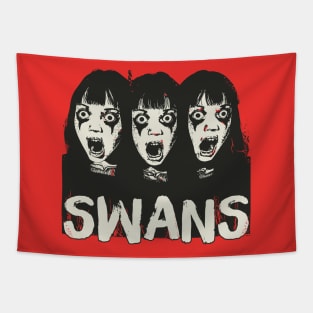 Swans ∆ Original Punkstyle Fan Design Tapestry
