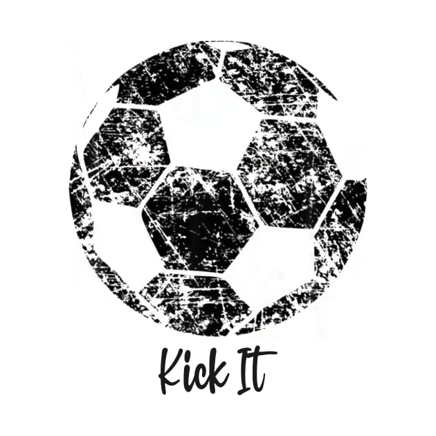 Kick It Soccer Ball Shirt by Elmabrouk