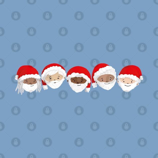 Happy Santas by TinatiDesign