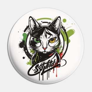 Graffiti Paint Cat Creative Inspiration Pin