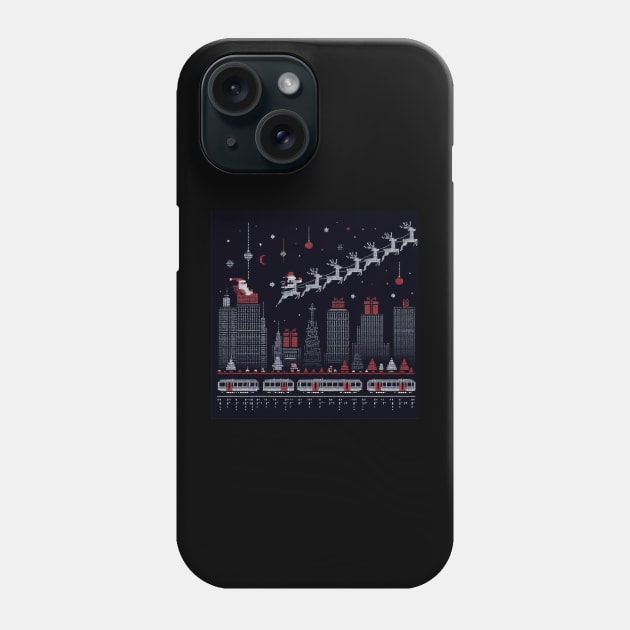 Christmas at Tokyo Phone Case by fadinstitute