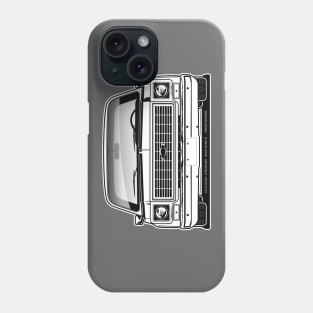 1973-1974 Squarebody Chevrolet C10 Blazer Suburban BW Phone Case