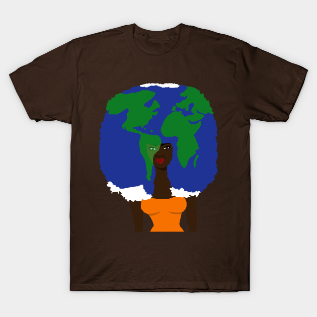 Discover Melanated Mother Earth - Thefroforce - T-Shirt