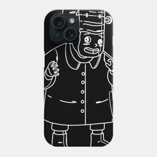 Child disguises himself as a monster Phone Case