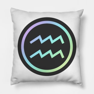 Rainbow Zodiac - Aquarius Pillow