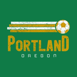 Portland Soccer Retro Vintage T-Shirt