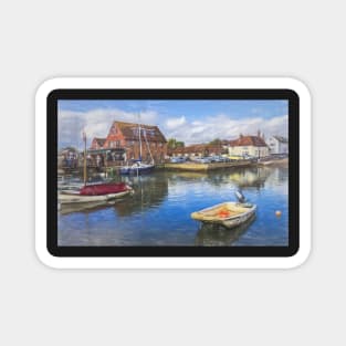 Boats At Emsworth Harbour Magnet