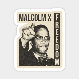 Malcolm X Freedom Magnet