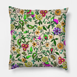 Flowers of many colors Pillow