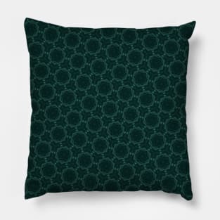 Green Honeycombs Pillow