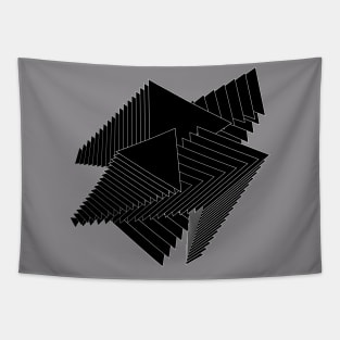 black triangles composition Tapestry