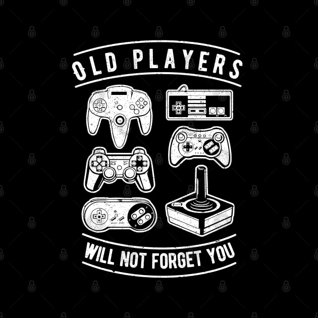 Old Player Will Not Forget You,Old Games Controllers by khalmer