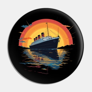 Retro Titanic Men Women Kids Vintage Titanic Pin