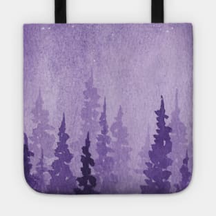 Watercolor forest Tote