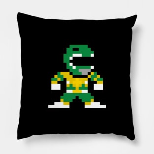 Green rangers pixel Pillow