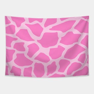 Pink Giraffe Pattern Tapestry