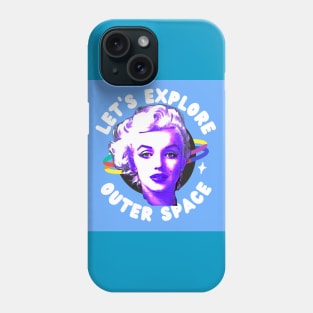 Let's Explore Outer Space (goddess) Phone Case