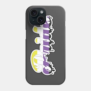 Non-Binary Pride Drip Phone Case