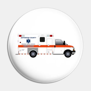 Jefferson County EMS TN ambulance Pin