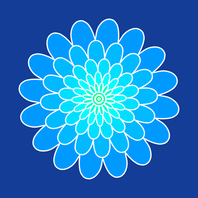 blue flower by Mr. Mehra