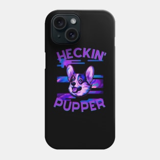 Trippy Heckin' Pupper Corgi Phone Case