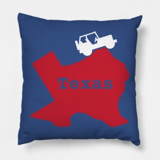 Texas Jeeps Pillow