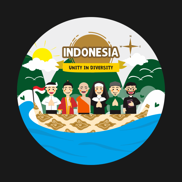 Unity In Diversity of Indonesia by mahadioo