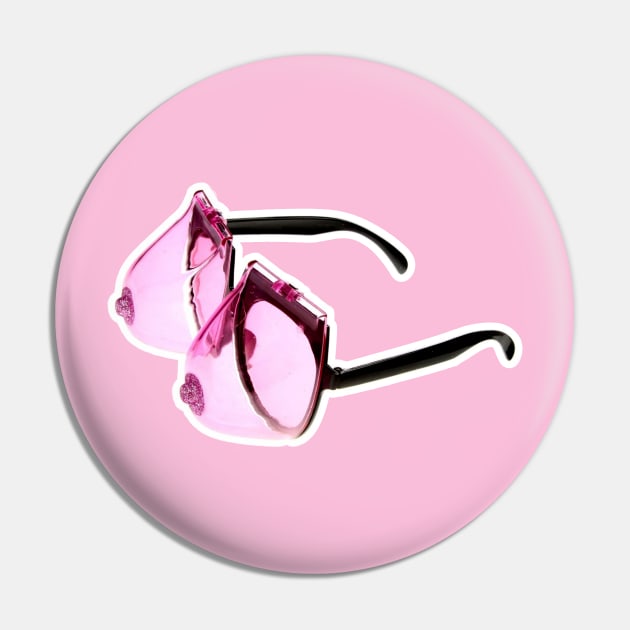 Rose-Titted Glasses Pin by Durvin