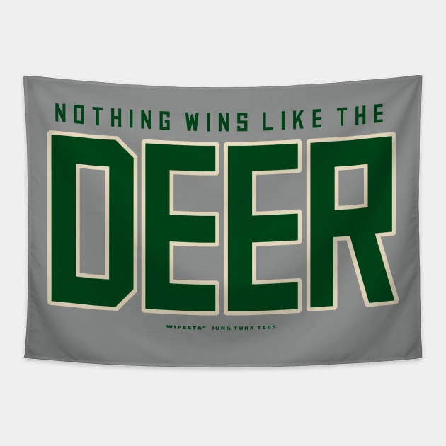 Nothing Wins Like The Deer Tapestry by wifecta