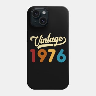 1976 Vintage Gift 44th Birthday Retro Style Phone Case
