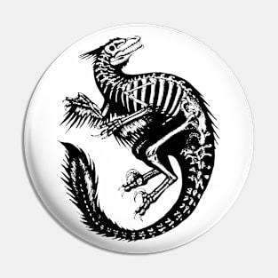 Fossilised Pyroraptor Pin