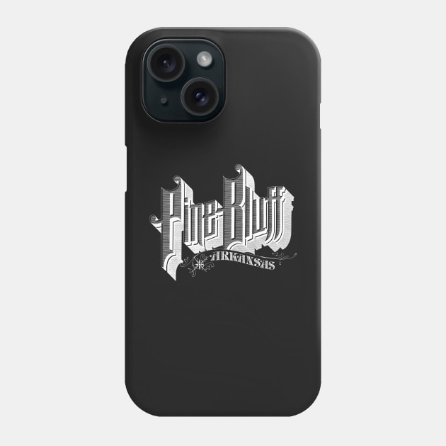 Vintage Pine Bluff, AR Phone Case by DonDota