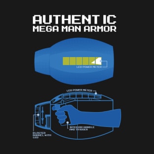 Authentic mega man armor T-Shirt