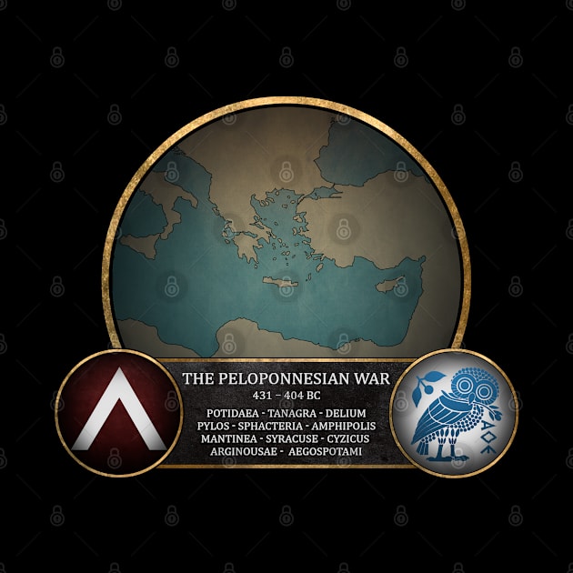 Battles of the Peloponnesian War - Ancient Greek History by AgemaApparel