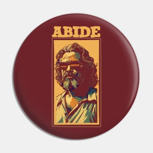 Abide - Vintage The Big Lebowski The Dude Street Art Design Pin