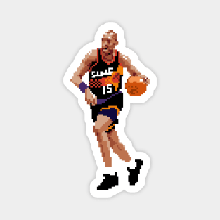 Danny Manning Suns Pixel Dribble Magnet