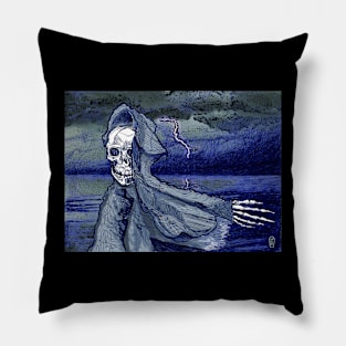 Death on the Beach Pillow