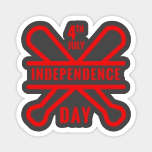 Independence Day Gelb Magnet