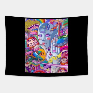 Daruma City Tapestry