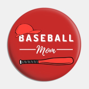 Baseball Mom Pin