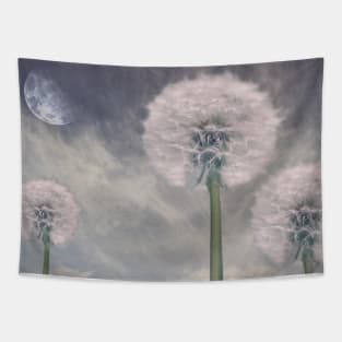 Landscape with dandelions Tapestry