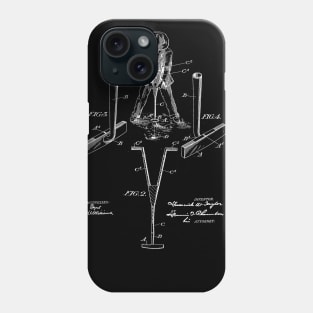 Golf Club Vintage Patent Drawing Phone Case