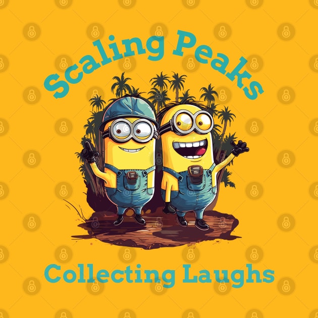 Minion Funny Expeditions: Scaling Peaks, Collecting Laughs by Wizeprint